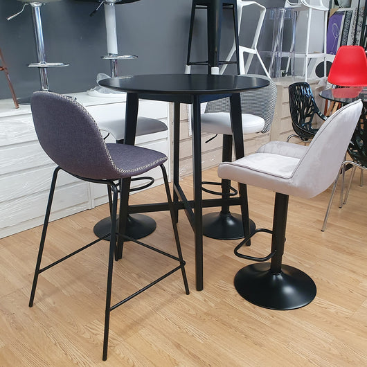 Mesa alta redonda 80 cm. ELIGE