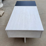 Mesa de centro elevable y cajón 110 x 50 cm.