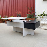 Mesa de centro elevable y cajón 110 x 50 cm.