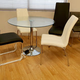 Mesa Tul 100 cm. transparente