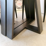 Mesa redonda extensible MELAMINA 100-160 cm.