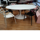 Mesa Tul ovalada high quality lacada 180 x 108 cm.