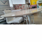 Mesa Tul ovalada high quality lacada 180 x 108 cm.