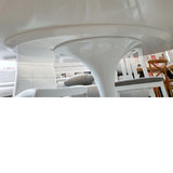 Mesa Tul ovalada high quality lacada 180 x 108 cm.