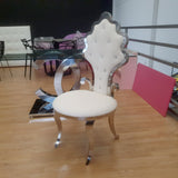 Silla Sofía Trono acero inoxidable