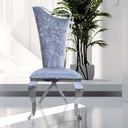 Silla Puro Diseño plateada