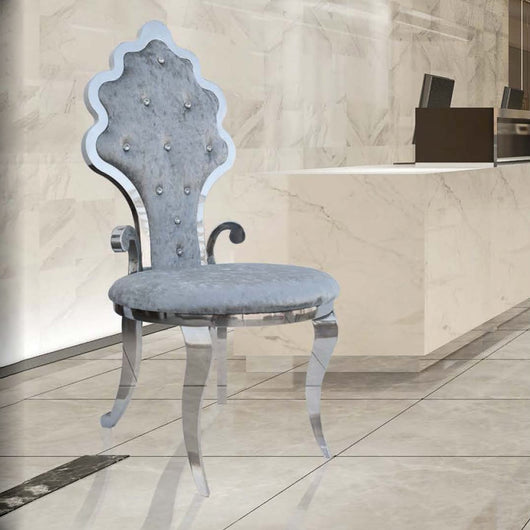 Silla Sofía plateada