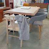 Silla Wishbone fresno decapado