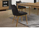 Mesa de comedor chapa de roble extensible 150-200 x 90 cm.