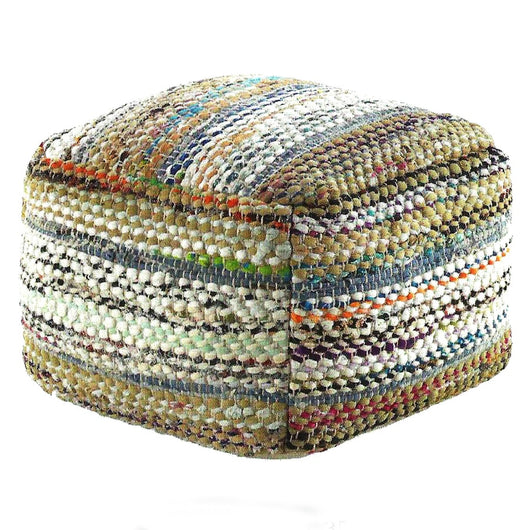 Líneas de colores - puf cubo