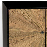 Aparador madera reciclada 2 puertas 80 x 40 x 80 cm.