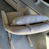 Balancín Mecedora Mid Century color crema