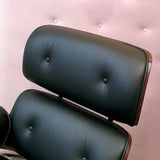 Sillón de piel negro - Lounge Chair