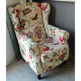 Butaca o sillón orejero mariposas / balancín mecedora