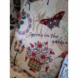 Butaca o sillón orejero mariposas / balancín mecedora