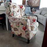 Butaca o sillón orejero mariposas / balancín mecedora