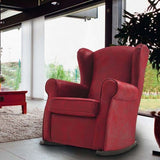 Butaca o sillón orejero mariposas / balancín mecedora