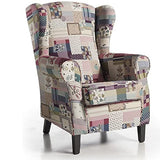 Butaca o sillón orejero mariposas / balancín mecedora