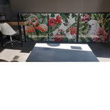 Cuadro de colibríes 100 x 100 cm.