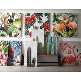 Cuadro de flamencos 100 x 100 cm.