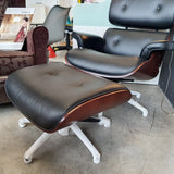 Sillón de piel negro - Lounge Chair