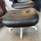 Sillón de piel negro - Lounge Chair