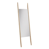 Espejo de madera de diseño 170 x 46 cm.