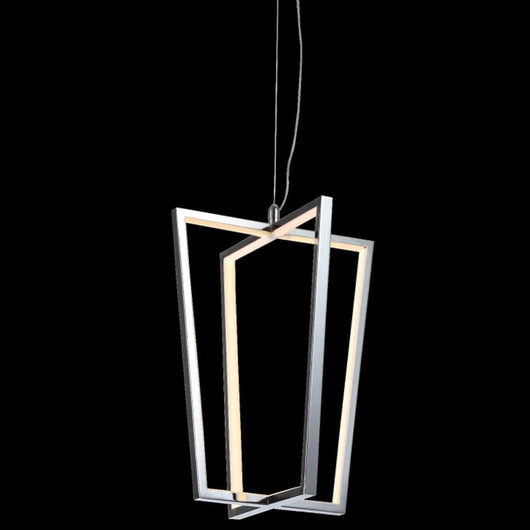 Lámpara de techo de acero con LED regulable, cúbica