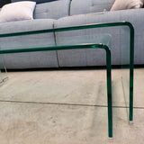 Cristal curvado - mesa de centro 90 x 50 cm. EXPOSICIÓN