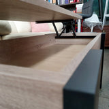 Mesa de centro elevable varios colores 100 x 50 cm.