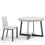 Mesa redonda extensible 110-160 cm.