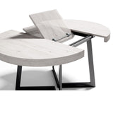 Mesa redonda extensible 110-160 cm.