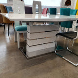 Mesa extensible lacada 160-220x90cm