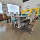 Mesa extensible lacada 160-220x90cm