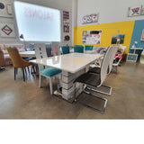 Mesa extensible lacada 160-220x90cm