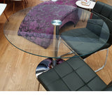 Mesa Tul 100 cm. transparente