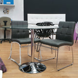 Mesa Tul 100 cm. transparente