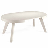 Mesa redonda extensible CHAPA DE ROBLE 100-160 cm