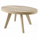 Mesa ovalada extensible CHAPA DE HAYA 160-200-240 cm