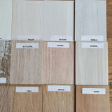 Mesa redonda extensible MELAMINA 100-160 cm.