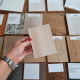 Mesa redonda extensible MELAMINA 100-160 cm