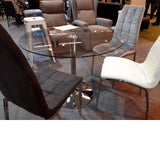 Mesa Tul 100 cm. transparente