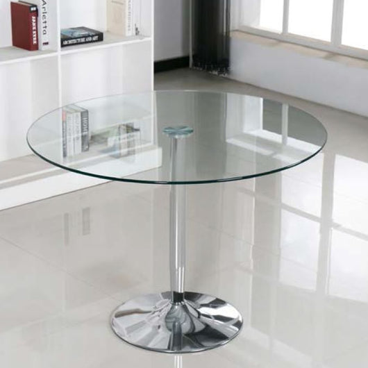 Mesa Tul 100 cm. transparente