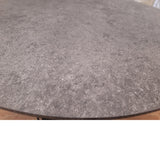 Mesa Tul 100 cm. cemento negro