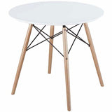 Mesa DSW redonda 80 cm.