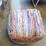 Líneas de colores - puf cubo