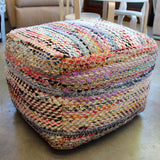 Líneas de colores - puf cubo