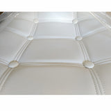 Silla DSW con botones blanco