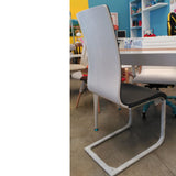 Sillas light design madera y laca gris