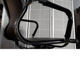 Silla de oficina negra respaldo alto negro